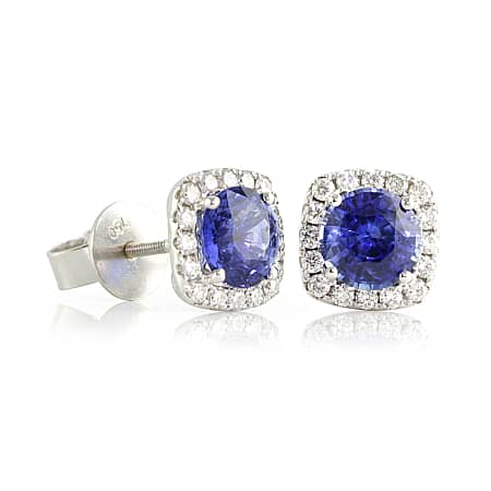Royal-blue-sapphire-diamond-earrings-bentley-de-lisle