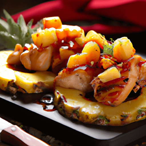 Pineapple

“Grilled Chicken with Sweet-and-Sour Pineapple Pickle