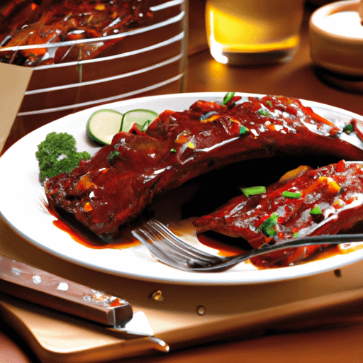 Barbecue-Glazed Slow Cooker Pork Ribs